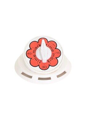 Vintage 1960s Mark Time Flower Power Kitchen Timer